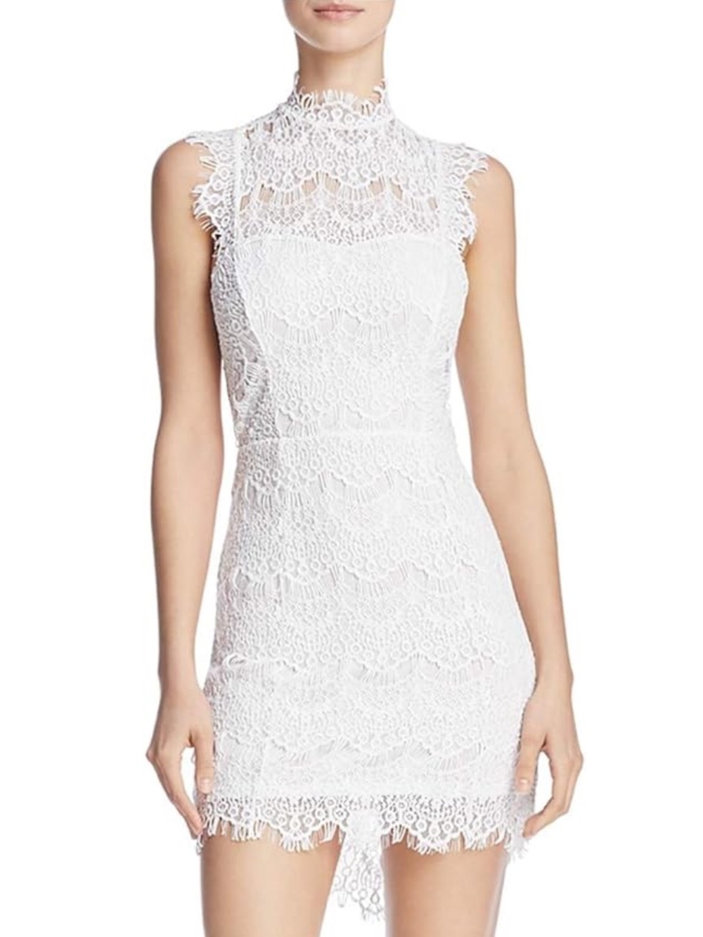 FREE PEOPLE Intimately Lace Mini Dress NWT Size Small Ivory Boho Romantic